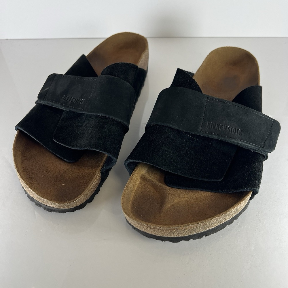 BIRKENSTOCK Kyoto Slip-On Strap Sandals EU 46 / US 13 Black EUC